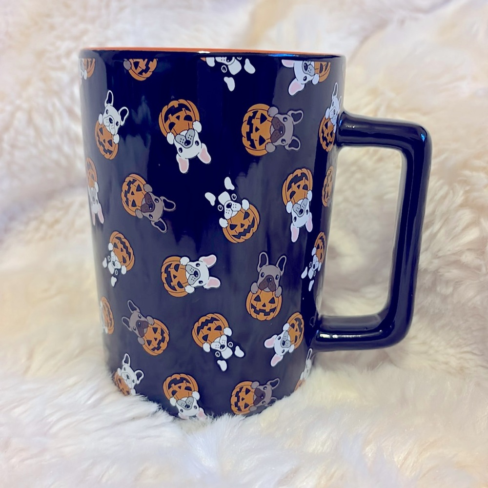Cutest Halloween French bulldog inside pumpkin Mug New